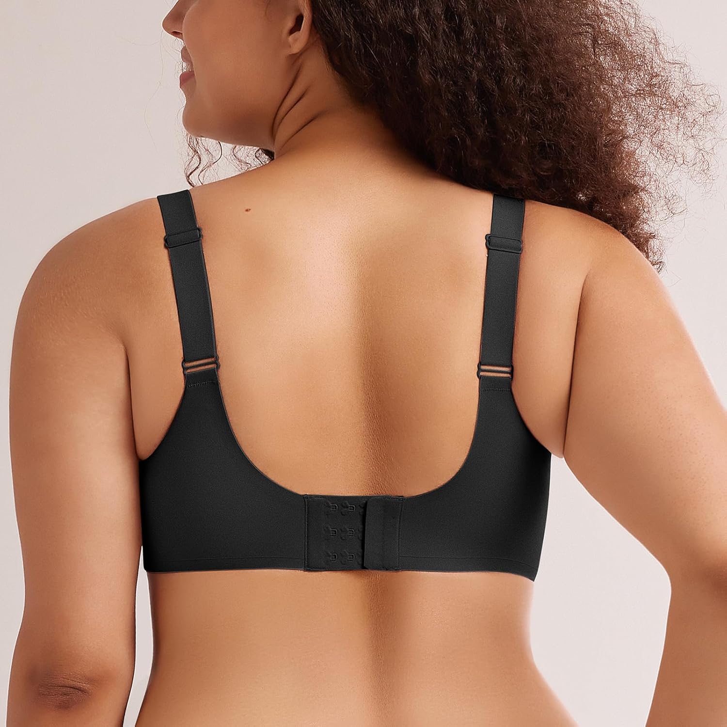 Women No Underwire Bralettes Push Up Wireless Supportive Full Coverage Bras - Picture 27 of 59