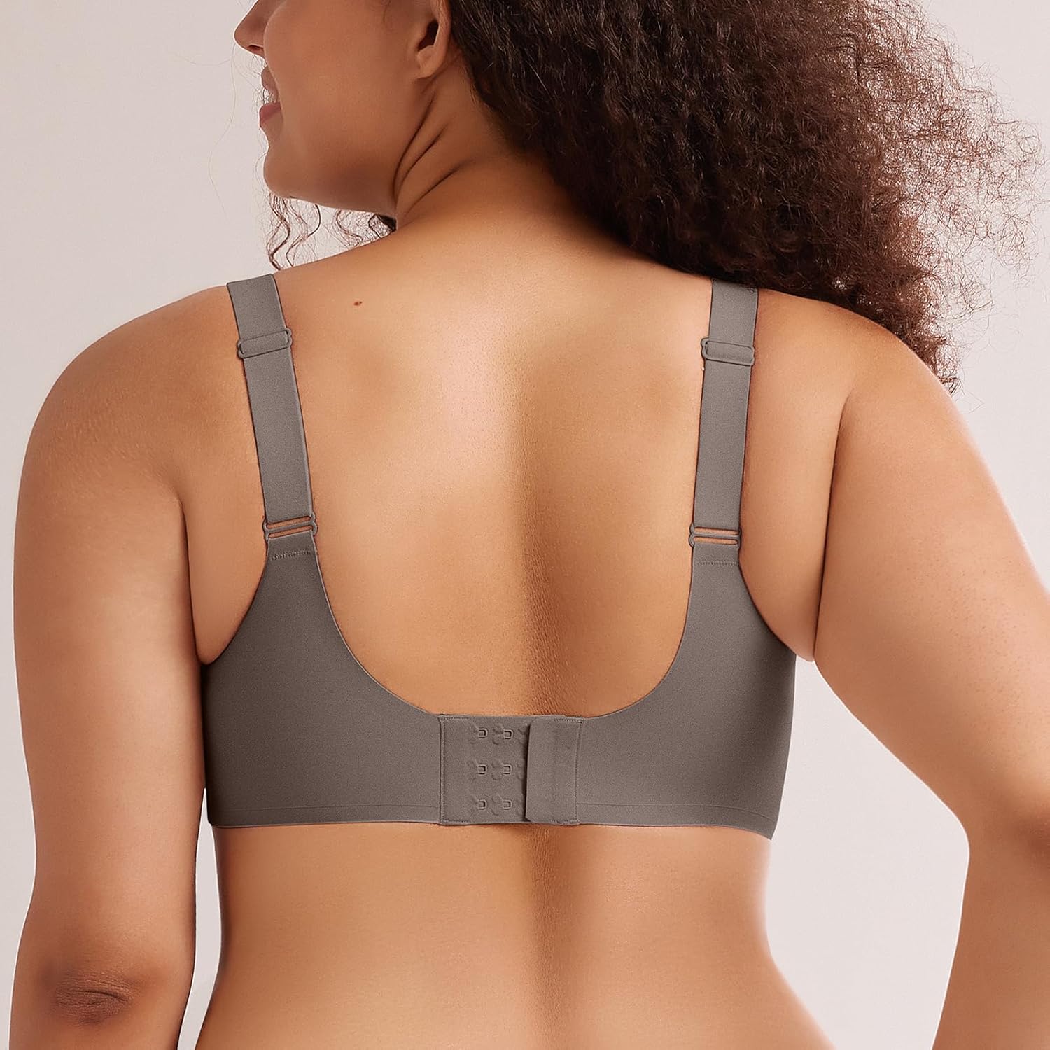 Women No Underwire Bralettes Push Up Wireless Supportive Full Coverage Bras - Picture 34 of 59