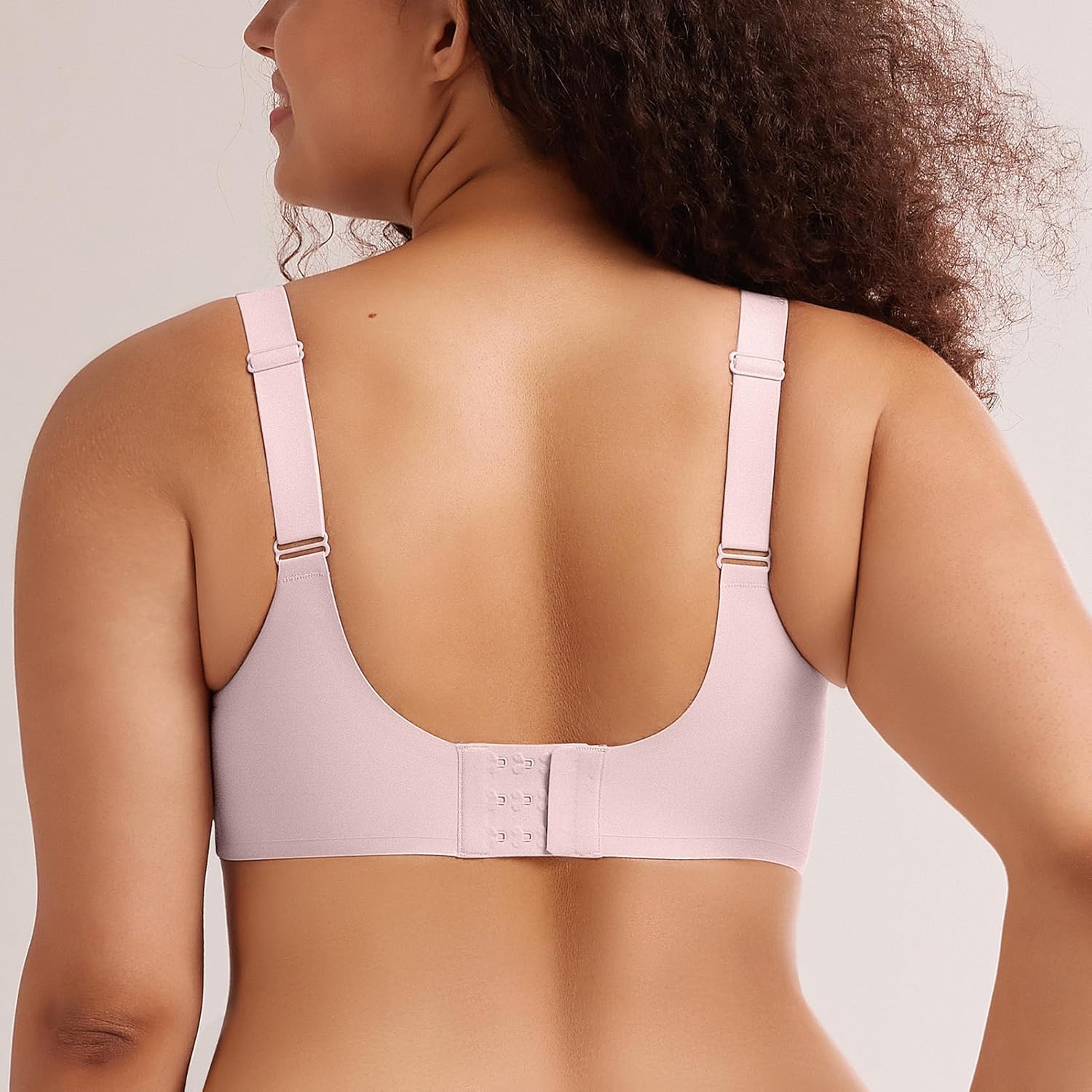 Women No Underwire Bralettes Push Up Wireless Supportive Full Coverage Bras - Picture 41 of 59