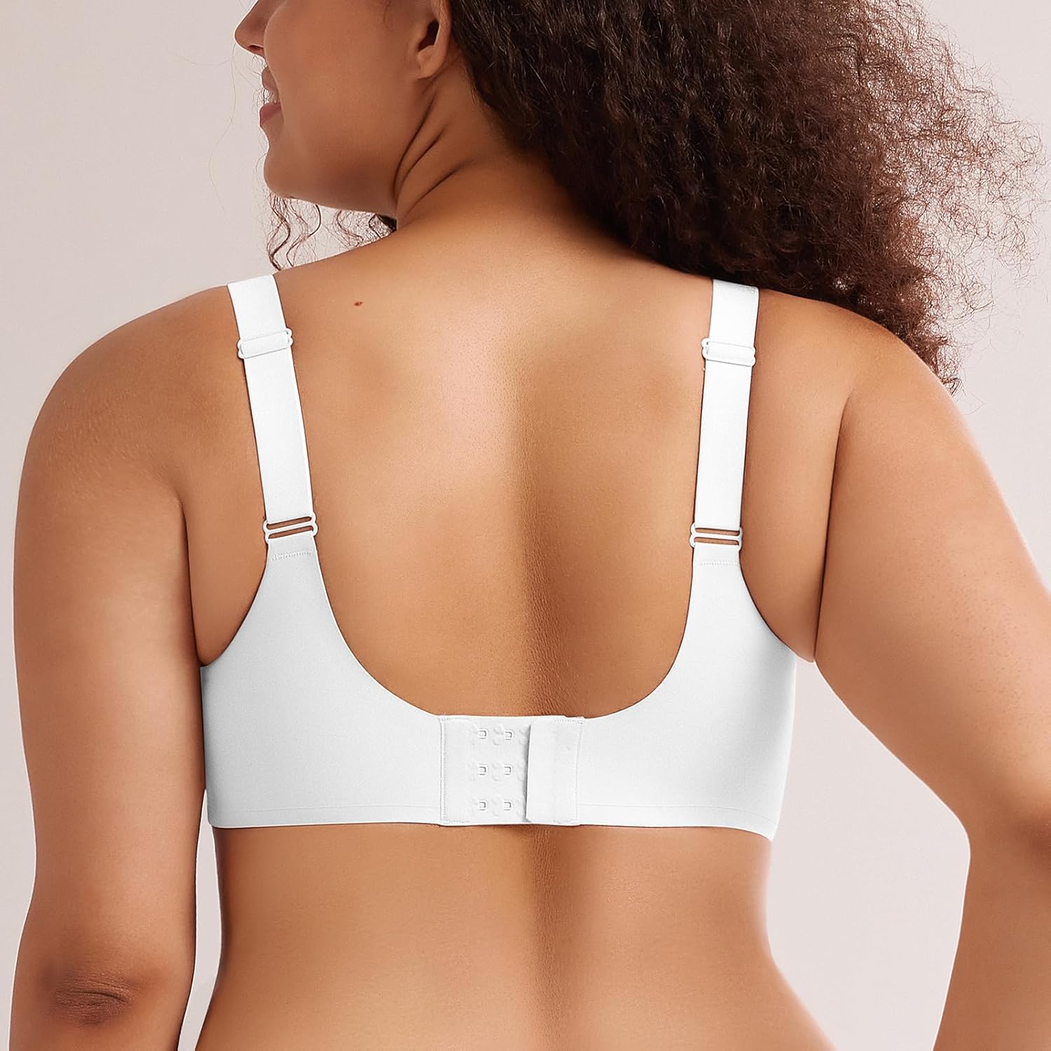 Women No Underwire Bralettes Push Up Wireless Supportive Full Coverage Bras - Picture 55 of 59