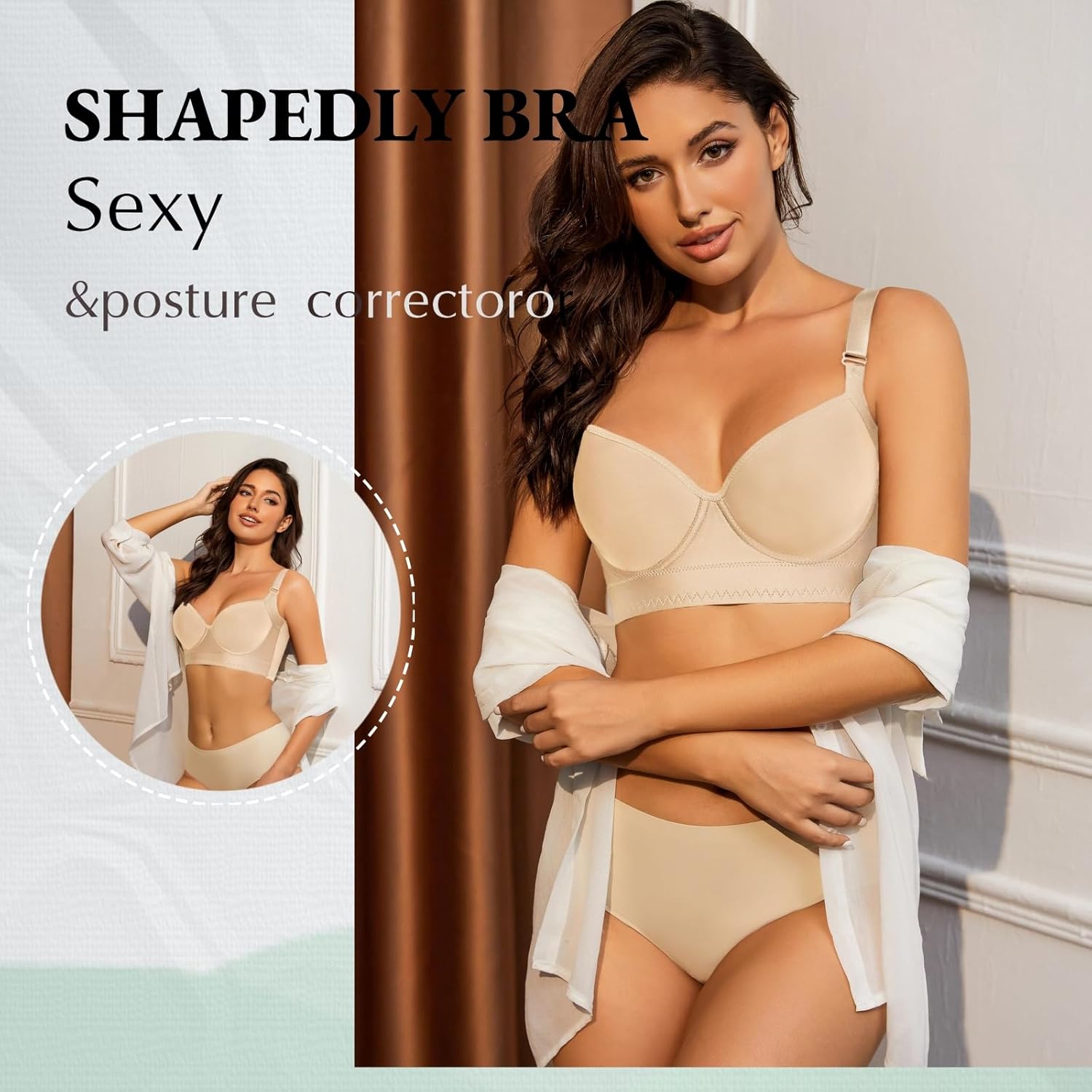 Push Up Bras for Women Daisy Bra Bras for Back Fat Sexy Comfortable Bra - Picture 26 of 39