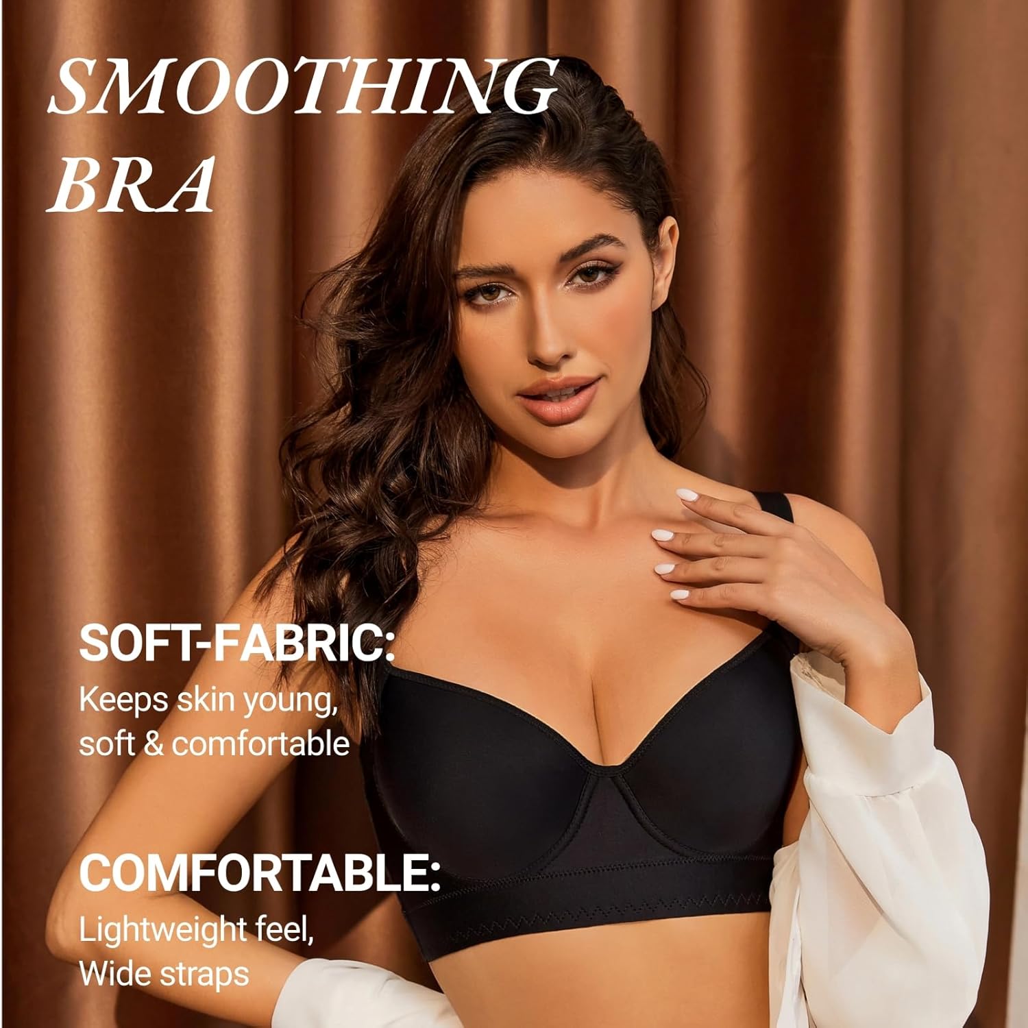 Push Up Bras for Women Daisy Bra Bras for Back Fat Sexy Comfortable Bra - Picture 31 of 39