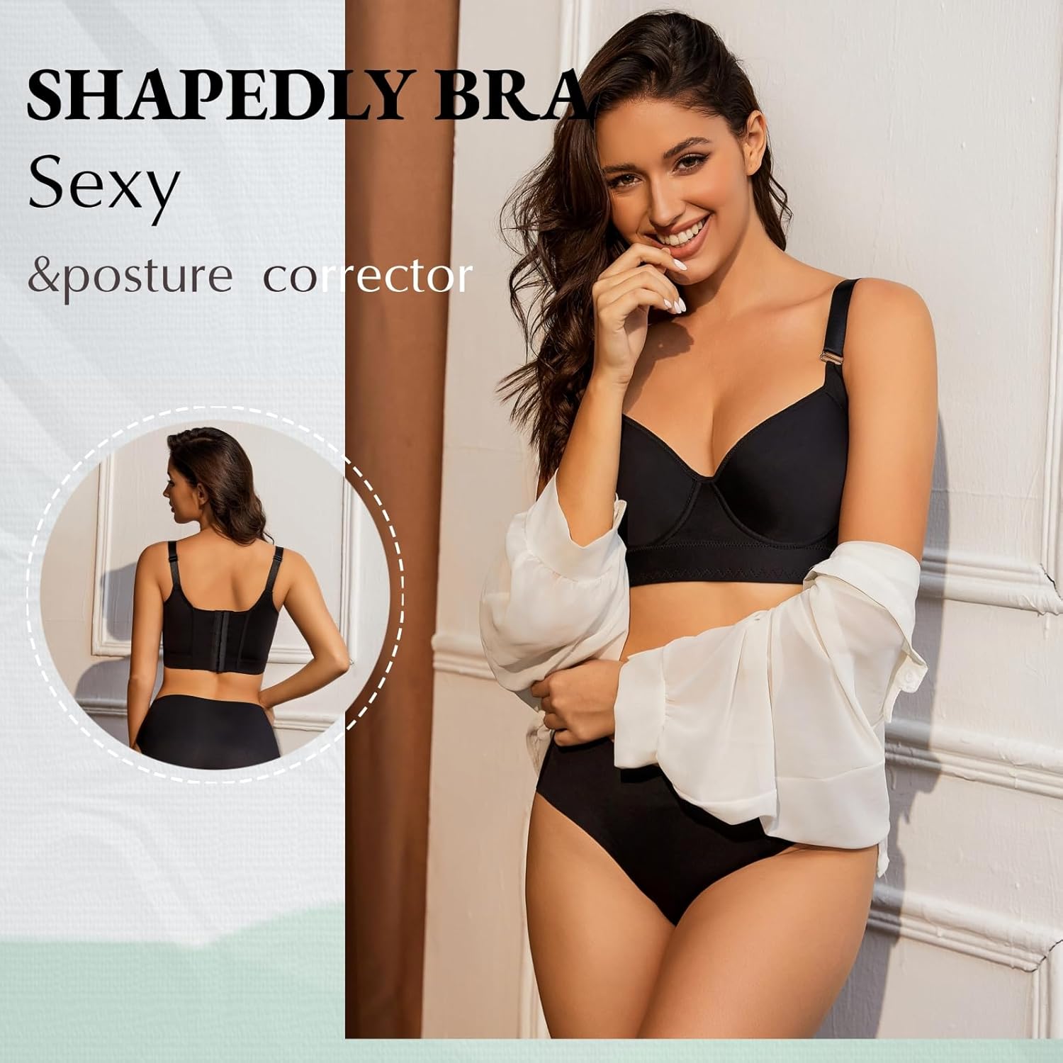 Push Up Bras for Women Daisy Bra Bras for Back Fat Sexy Comfortable Bra - Picture 32 of 39