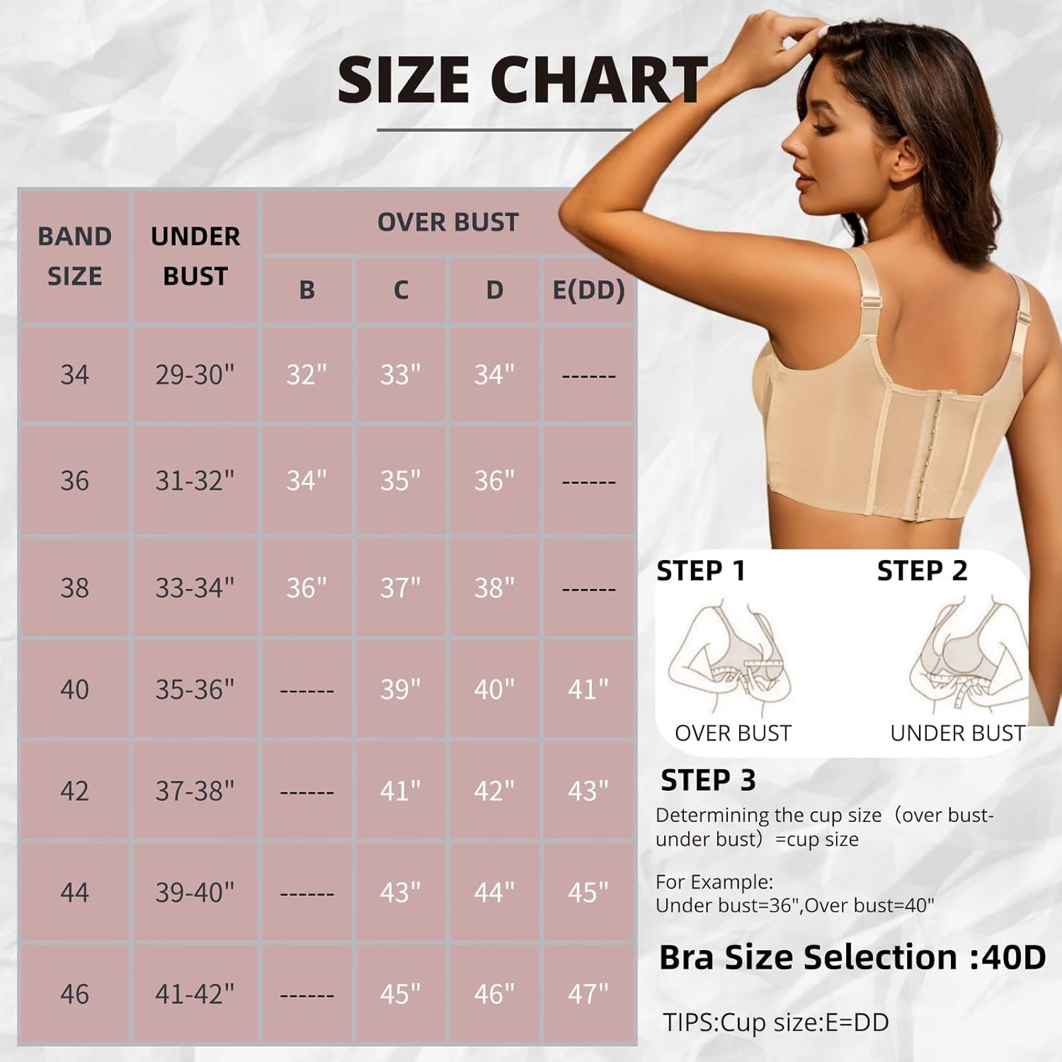 Push Up Bras for Women Daisy Bra Bras for Back Fat Sexy Comfortable Bra - Picture 27 of 39