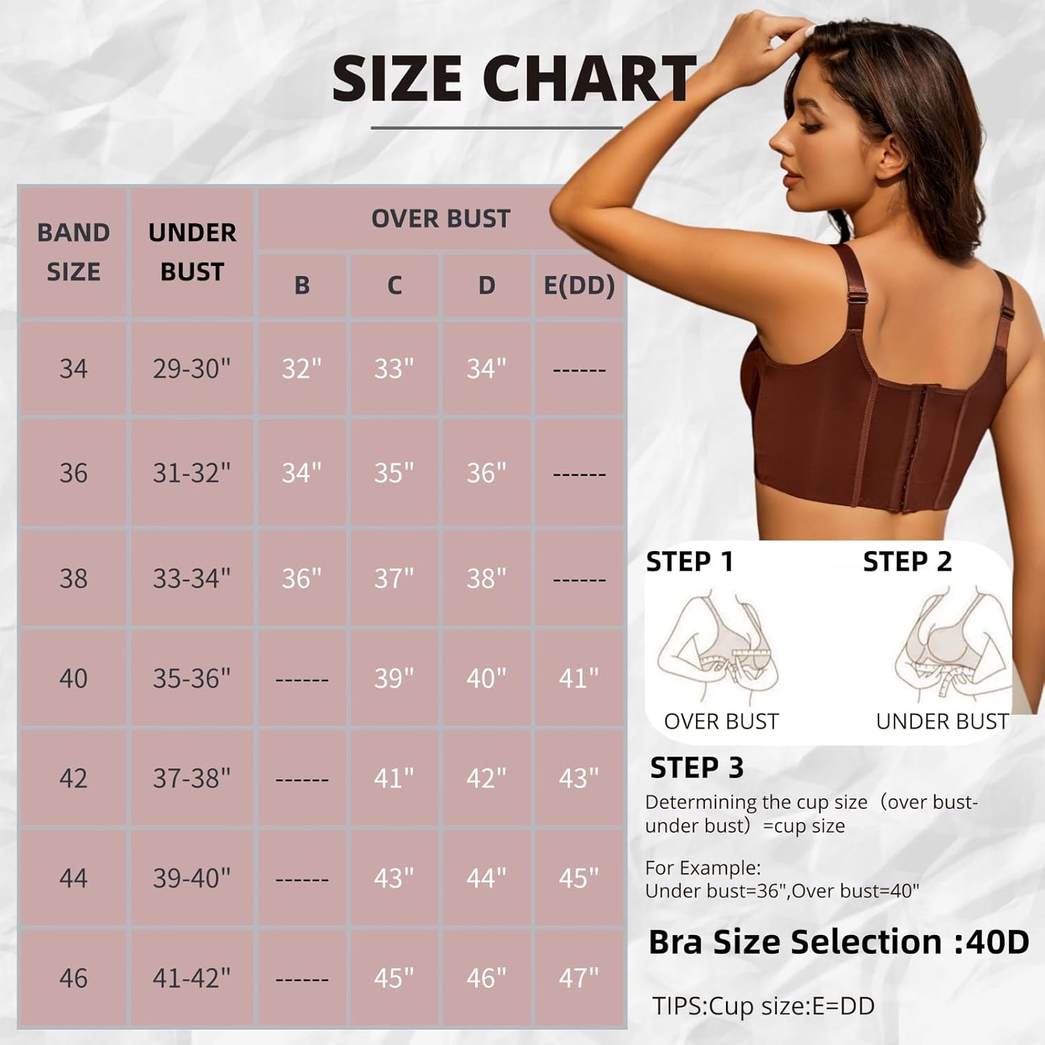 Push Up Bras for Women Daisy Bra Bras for Back Fat Sexy Comfortable Bra - Picture 39 of 39