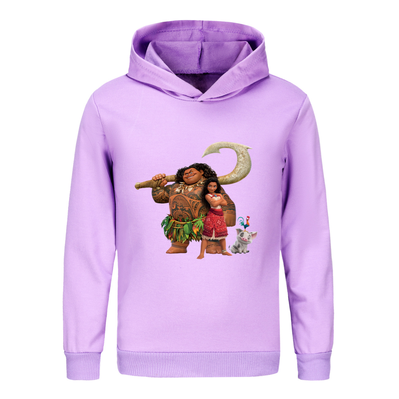 Girls Moana Hoodie Jumper Long Sleeve Tshirt Sweatshirt Kids Casual Pullover Top - Picture 28 of 51