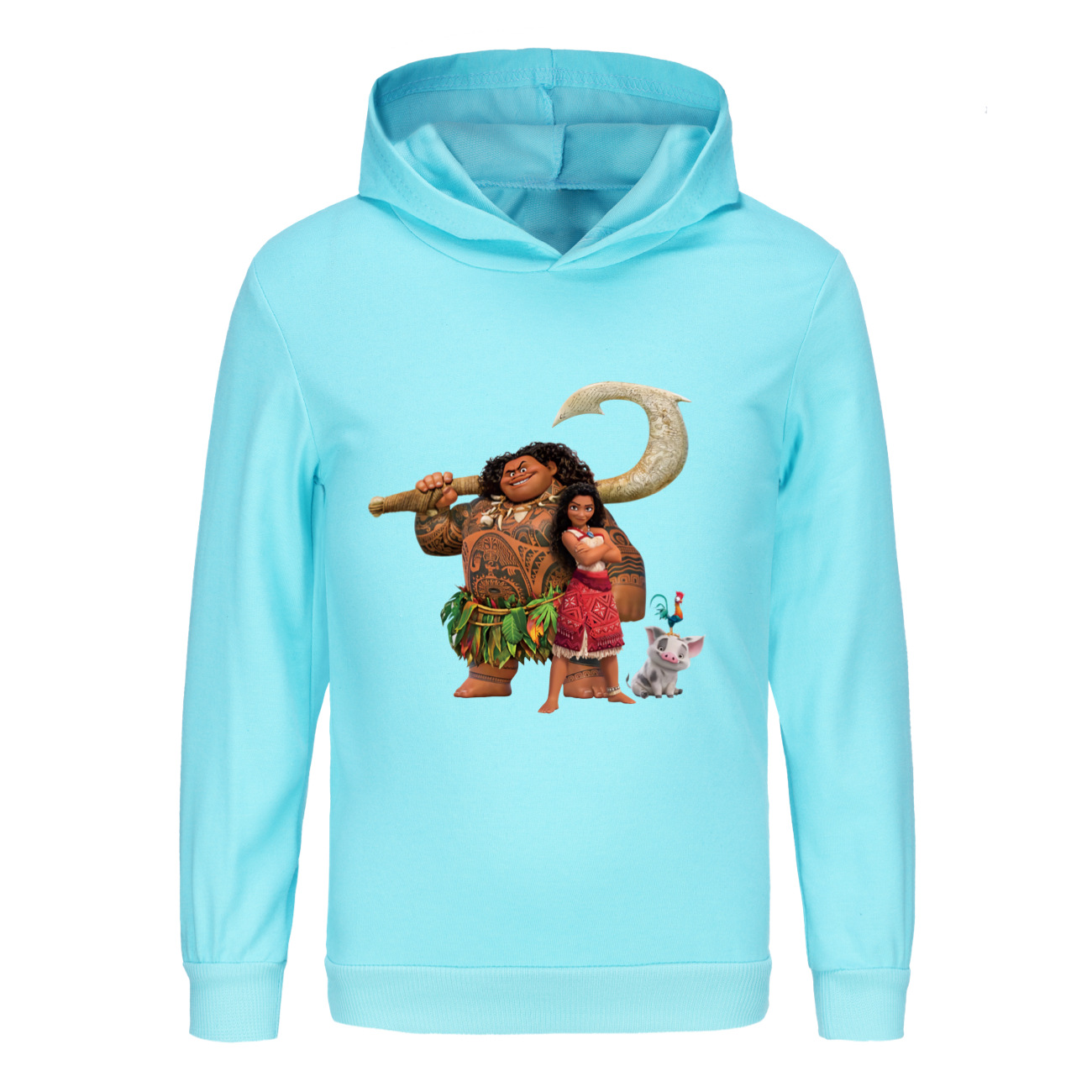 Girls Moana Hoodie Jumper Long Sleeve Tshirt Sweatshirt Kids Casual Pullover Top - Picture 32 of 51