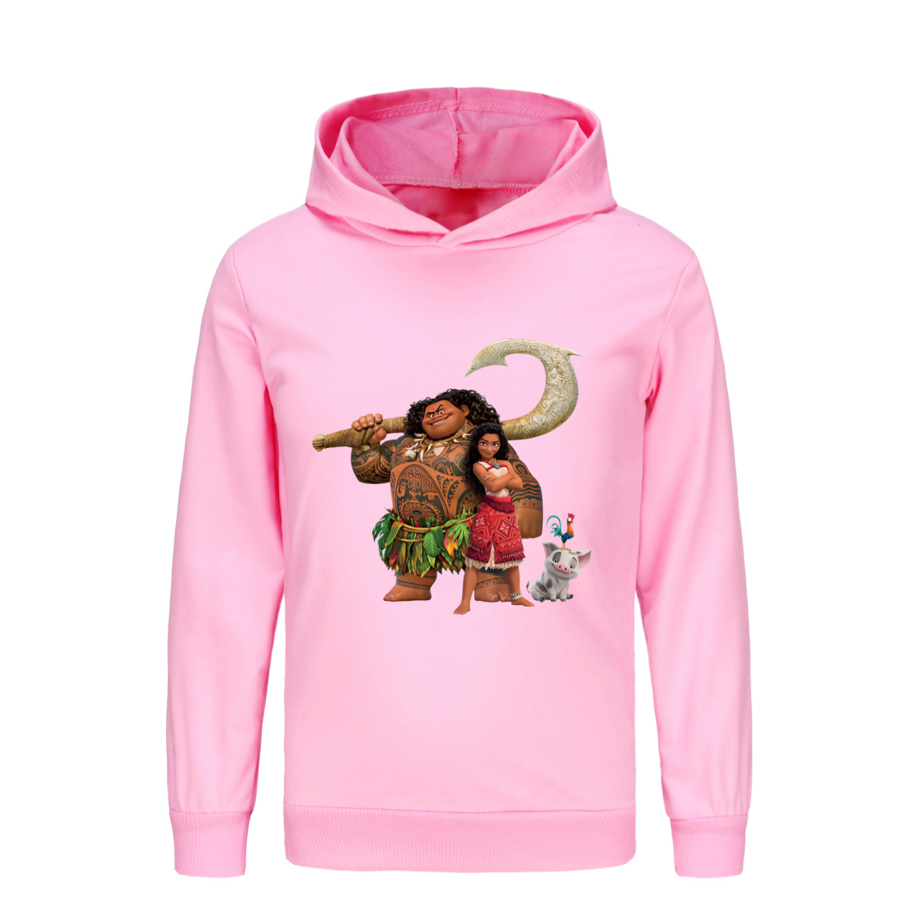 Girls Moana Hoodie Jumper Long Sleeve Tshirt Sweatshirt Kids Casual Pullover Top - Picture 35 of 51