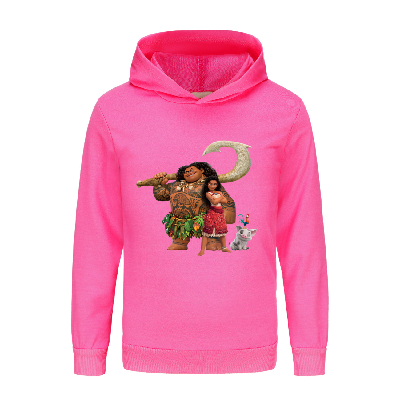 Girls Moana Hoodie Jumper Long Sleeve Tshirt Sweatshirt Kids Casual Pullover Top - Picture 36 of 51