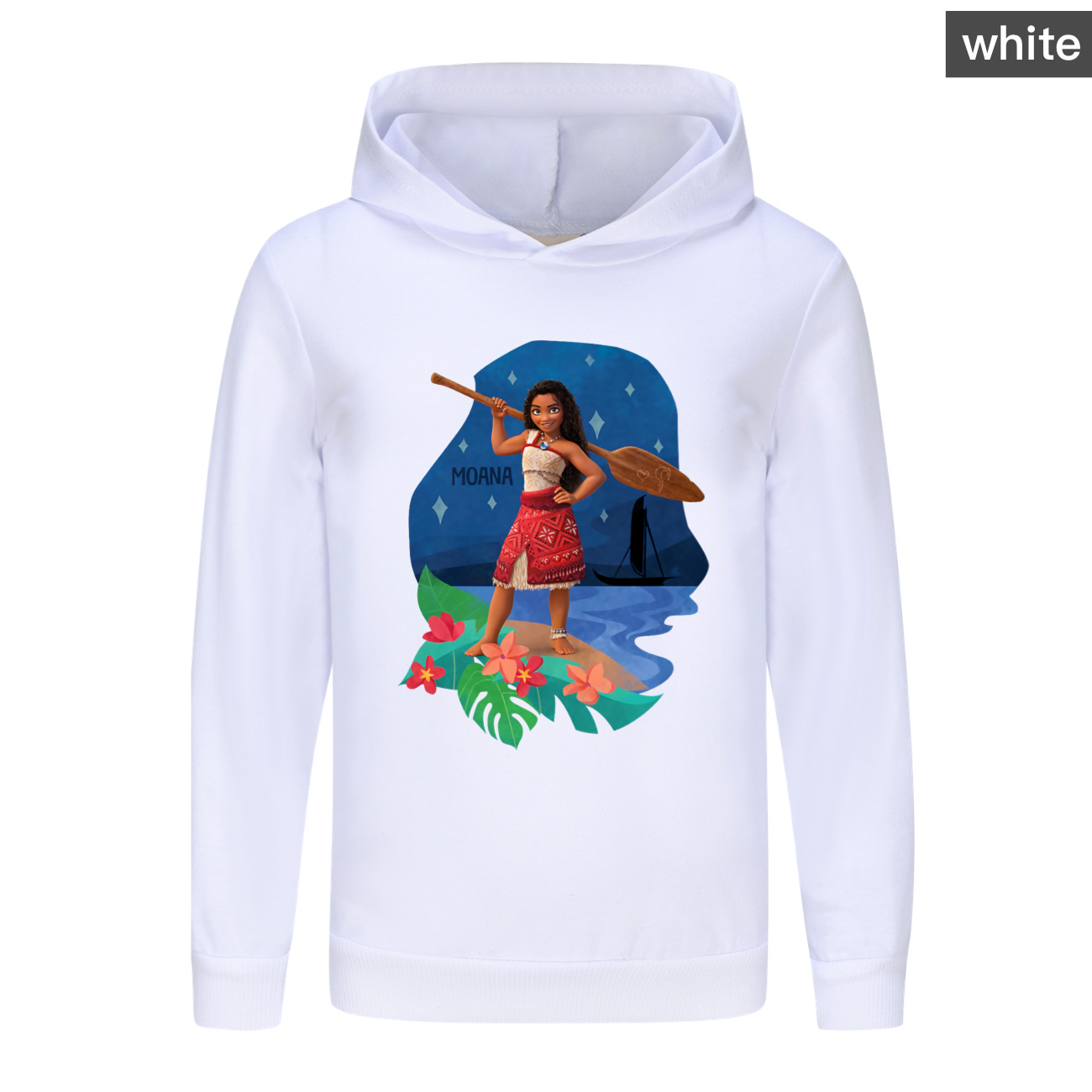 Girls Moana Hoodie Jumper Long Sleeve Tshirt Sweatshirt Kids Casual Pullover Top - Picture 38 of 51
