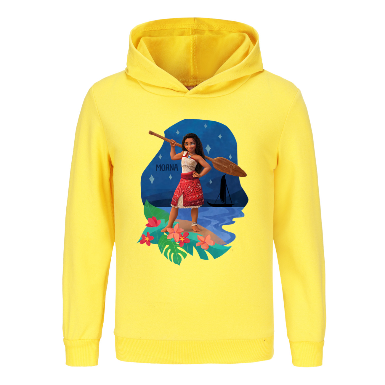 Girls Moana Hoodie Jumper Long Sleeve Tshirt Sweatshirt Kids Casual Pullover Top - Picture 39 of 51
