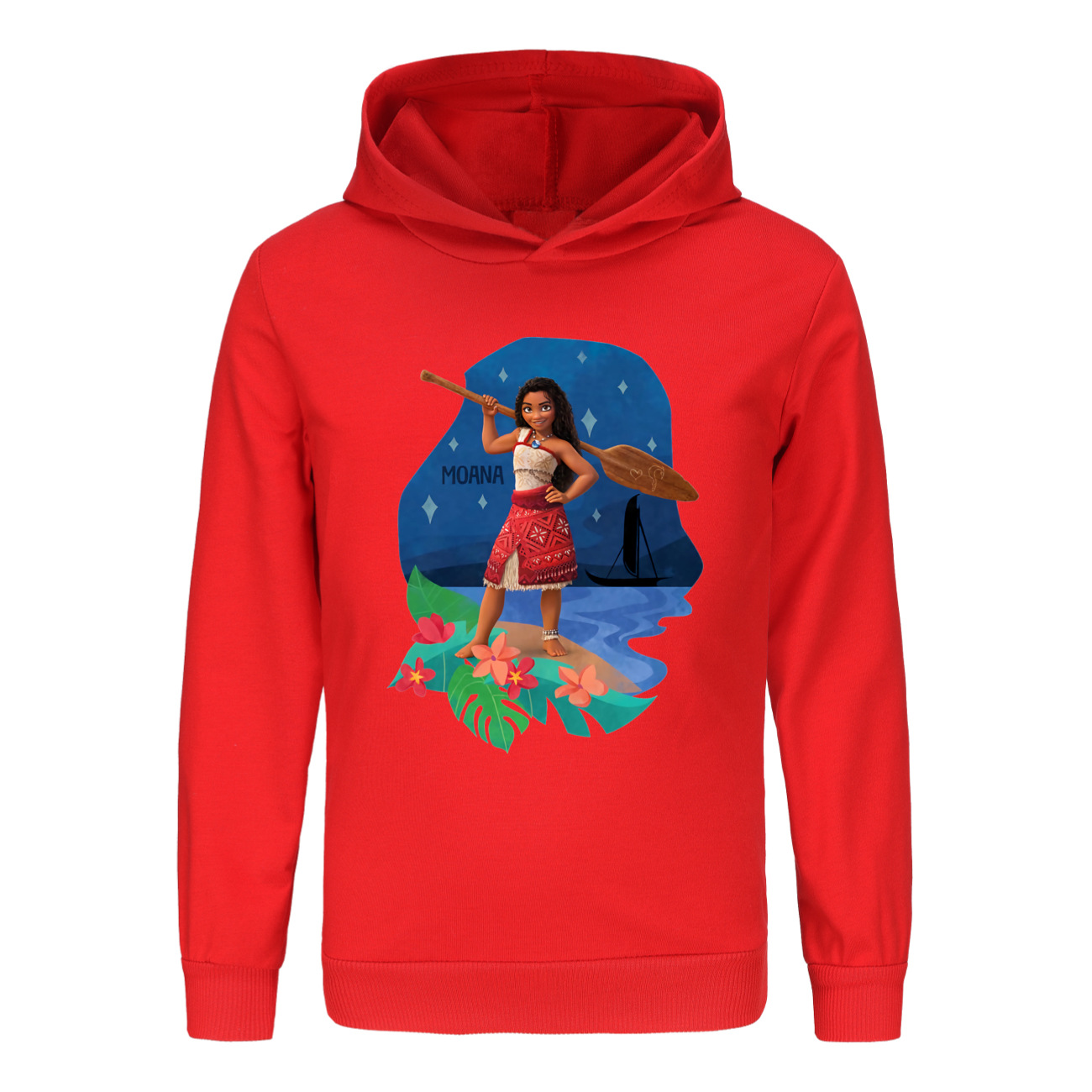 Girls Moana Hoodie Jumper Long Sleeve Tshirt Sweatshirt Kids Casual Pullover Top - Picture 40 of 51