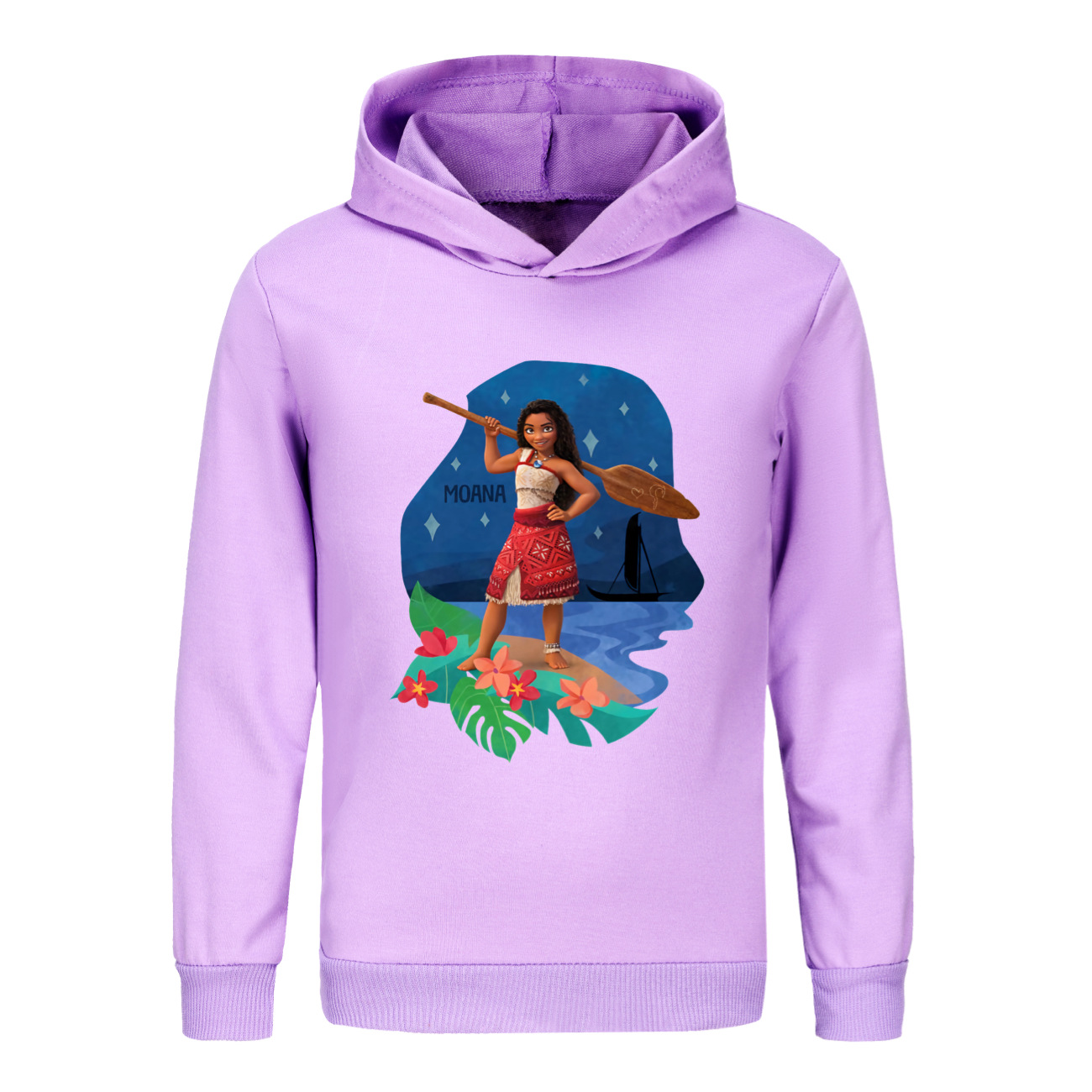 Girls Moana Hoodie Jumper Long Sleeve Tshirt Sweatshirt Kids Casual Pullover Top - Picture 41 of 51