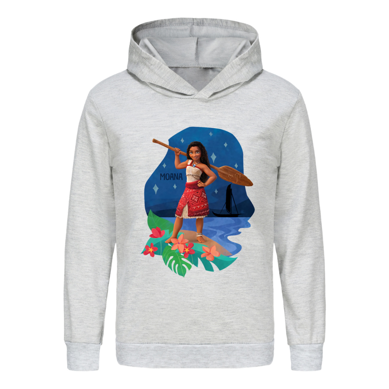 Girls Moana Hoodie Jumper Long Sleeve Tshirt Sweatshirt Kids Casual Pullover Top - Picture 42 of 51