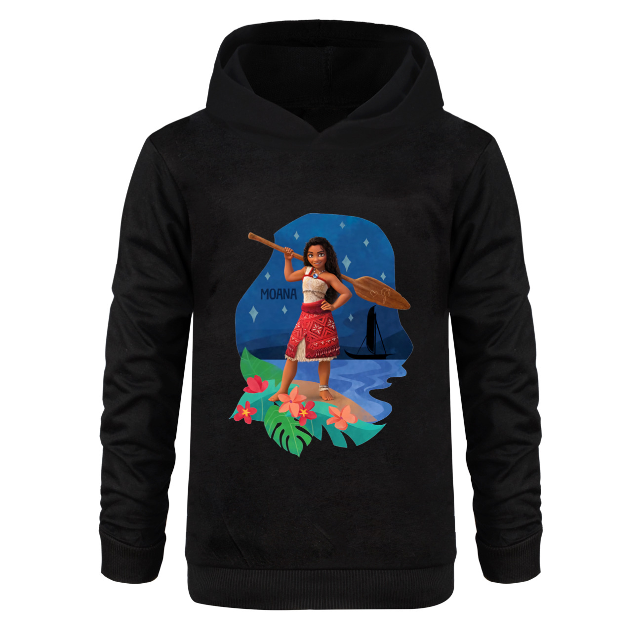 Girls Moana Hoodie Jumper Long Sleeve Tshirt Sweatshirt Kids Casual Pullover Top - Picture 44 of 51