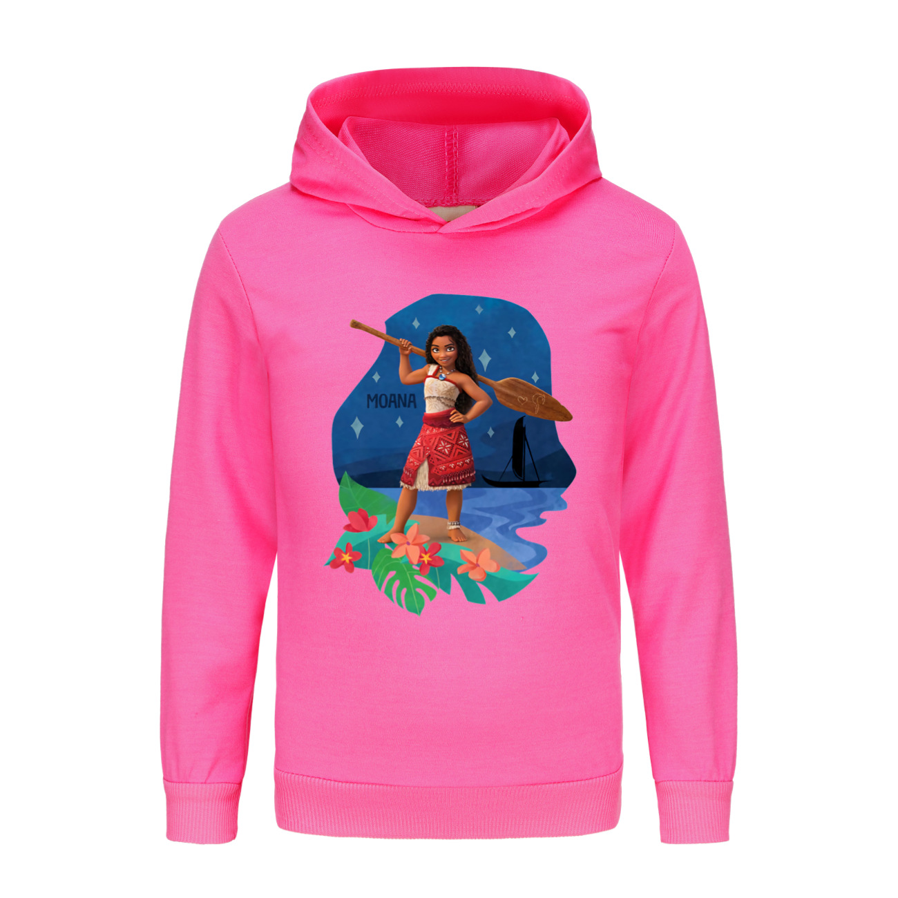 Girls Moana Hoodie Jumper Long Sleeve Tshirt Sweatshirt Kids Casual Pullover Top - Picture 49 of 51
