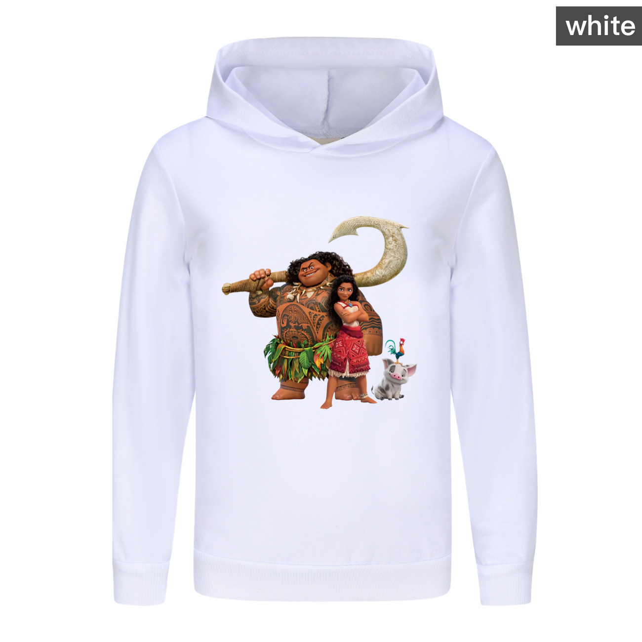 Girls Moana Hoodie Jumper Long Sleeve Tshirt Sweatshirt Kids Casual Pullover Top - Picture 25 of 51