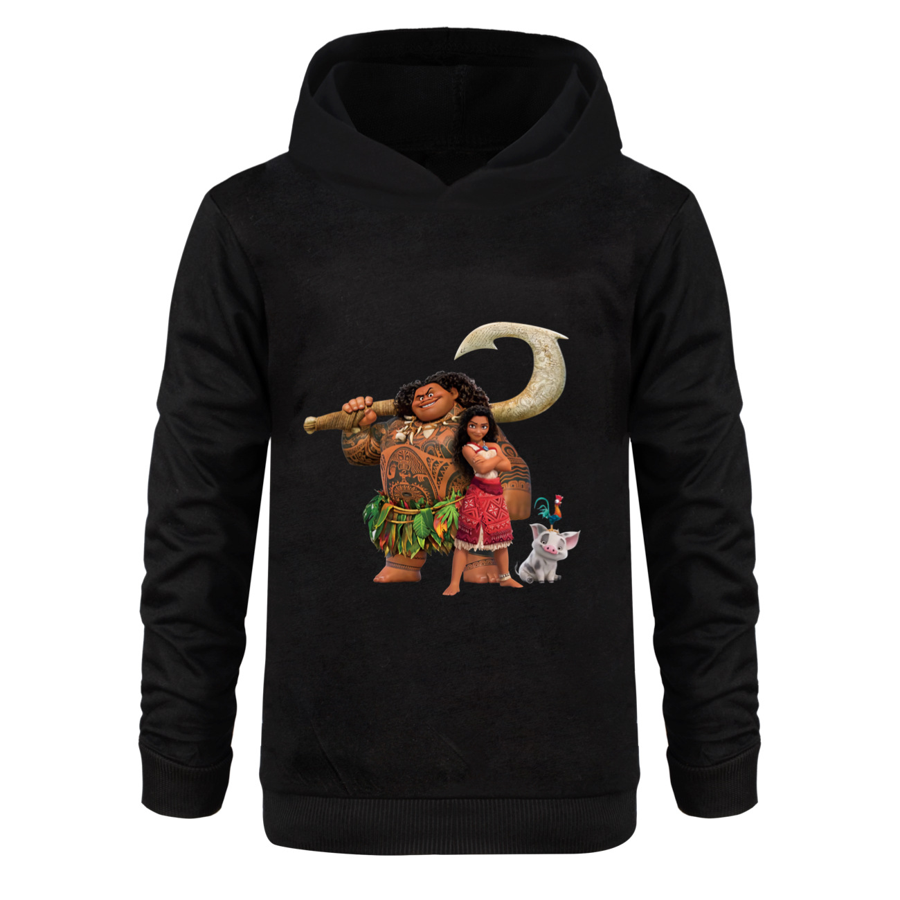 Girls Moana Hoodie Jumper Long Sleeve Tshirt Sweatshirt Kids Casual Pullover Top - Picture 31 of 51