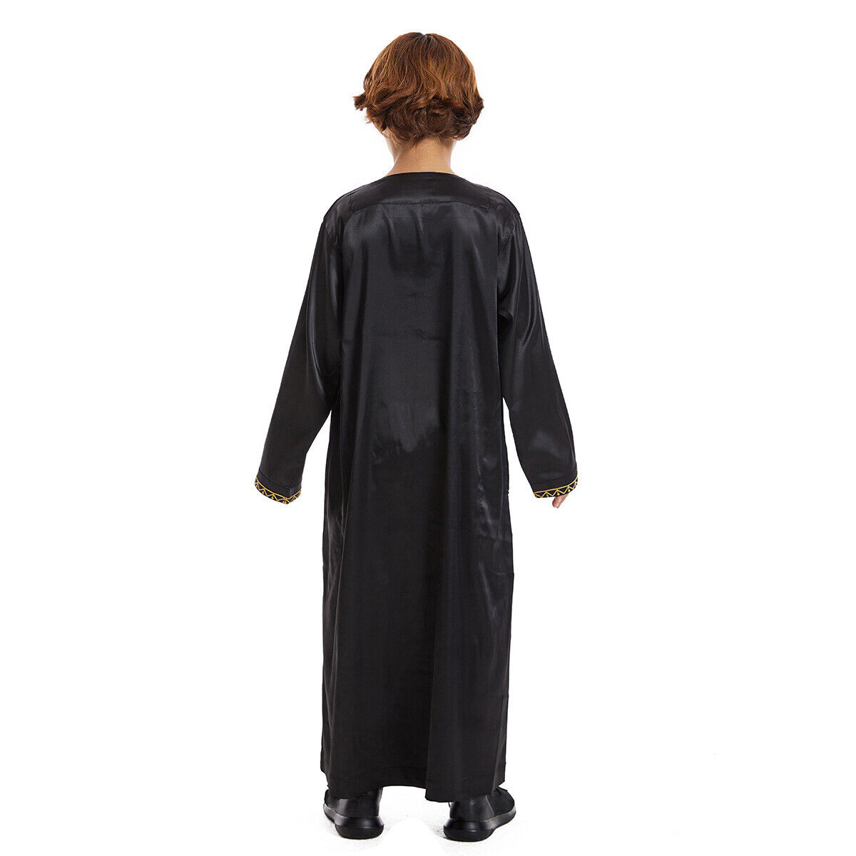 Muslim Boy Long Robe Children Tassels Dress Abaya Kids Eid Kaftan Clothes Burqa - Picture 24 of 58