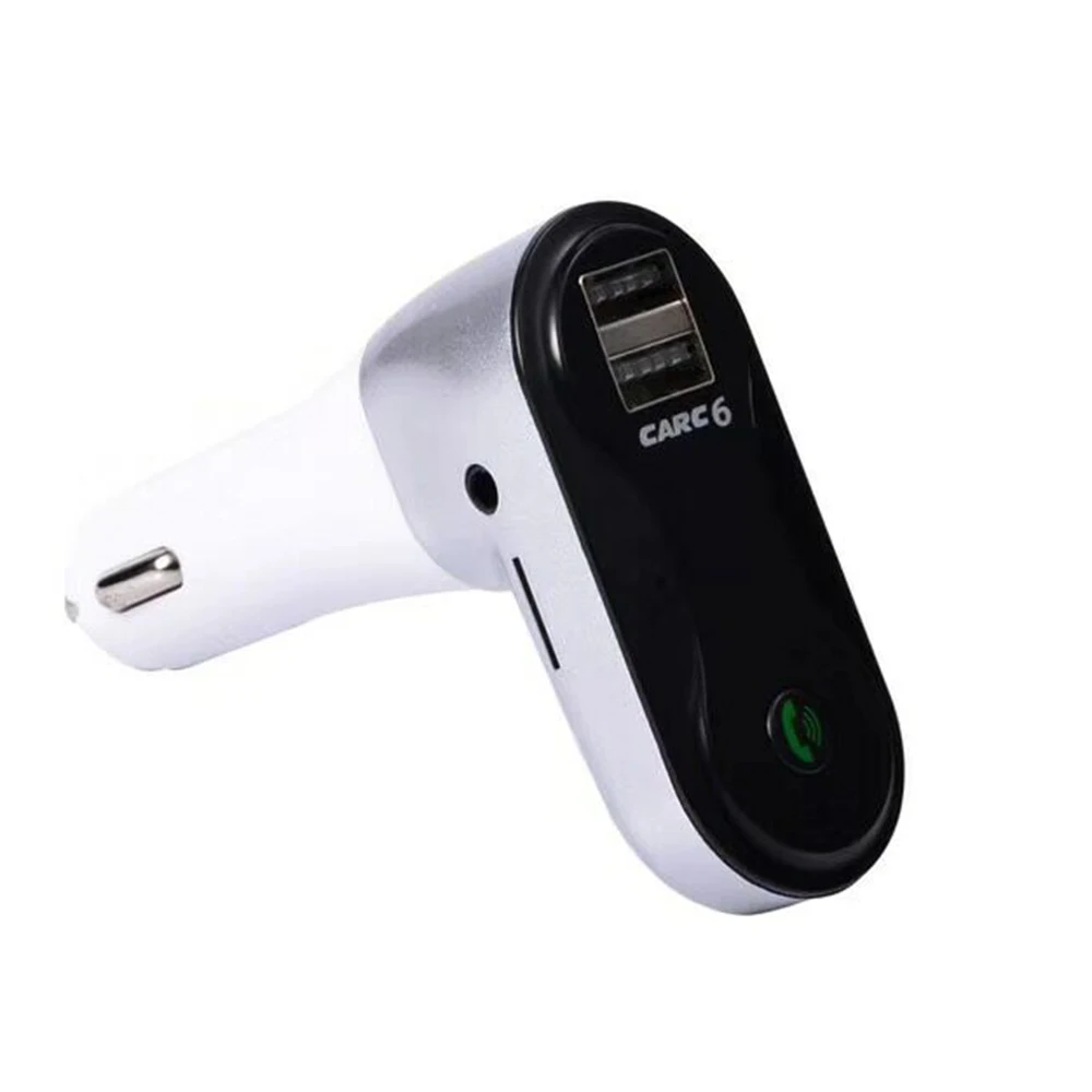 Bluetooth-compatible Fm Transmitter Modulator HandsFree Car MP3 Player AUX TF SD