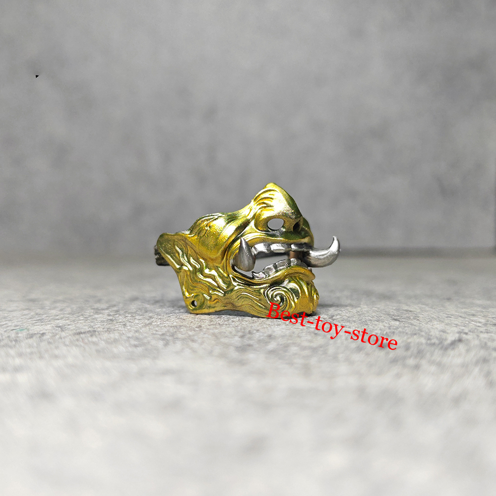 1/6 Scale Japanese Prajna Samurai Mini Half Face Mask Fit 12"Action Figure Body - Picture 12 of 15