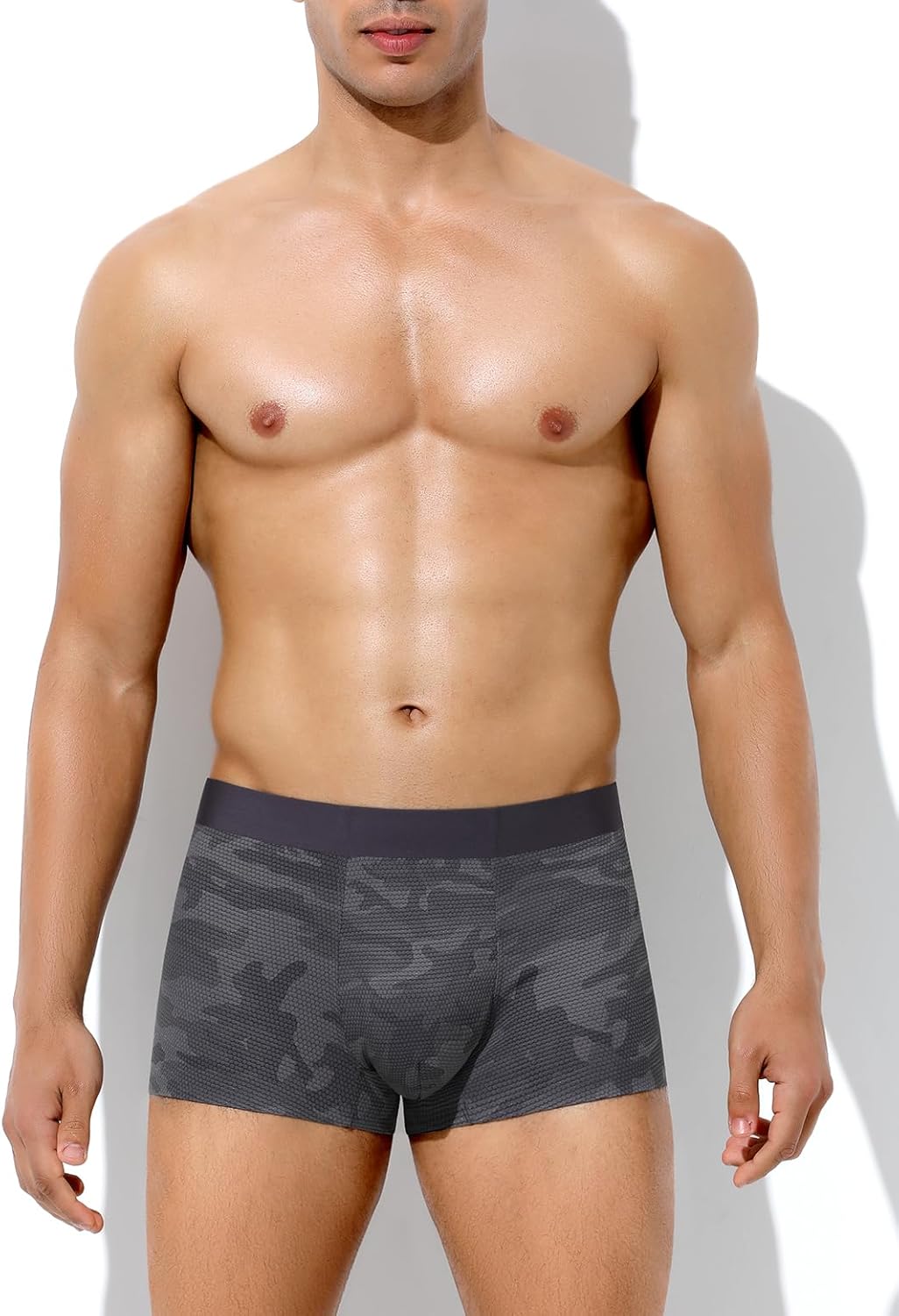 3 Pack Mens Trunks Underwear Silky Breathable Boxer Briefs Comfortable Underwear - Picture 28 of 40