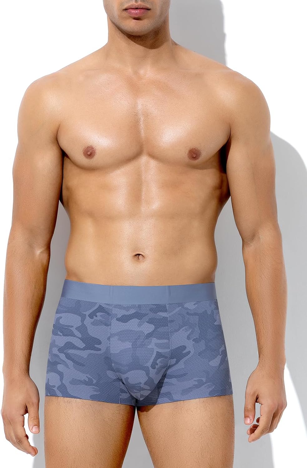 3 Pack Mens Trunks Underwear Silky Breathable Boxer Briefs Comfortable Underwear - Picture 34 of 40