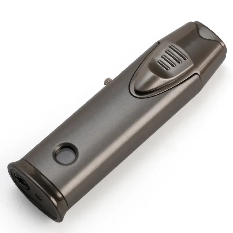 Metal Butane Gas Lighter Windproof Blue Flame LighterDual Torch Cigar Lighter - Picture 14 of 18