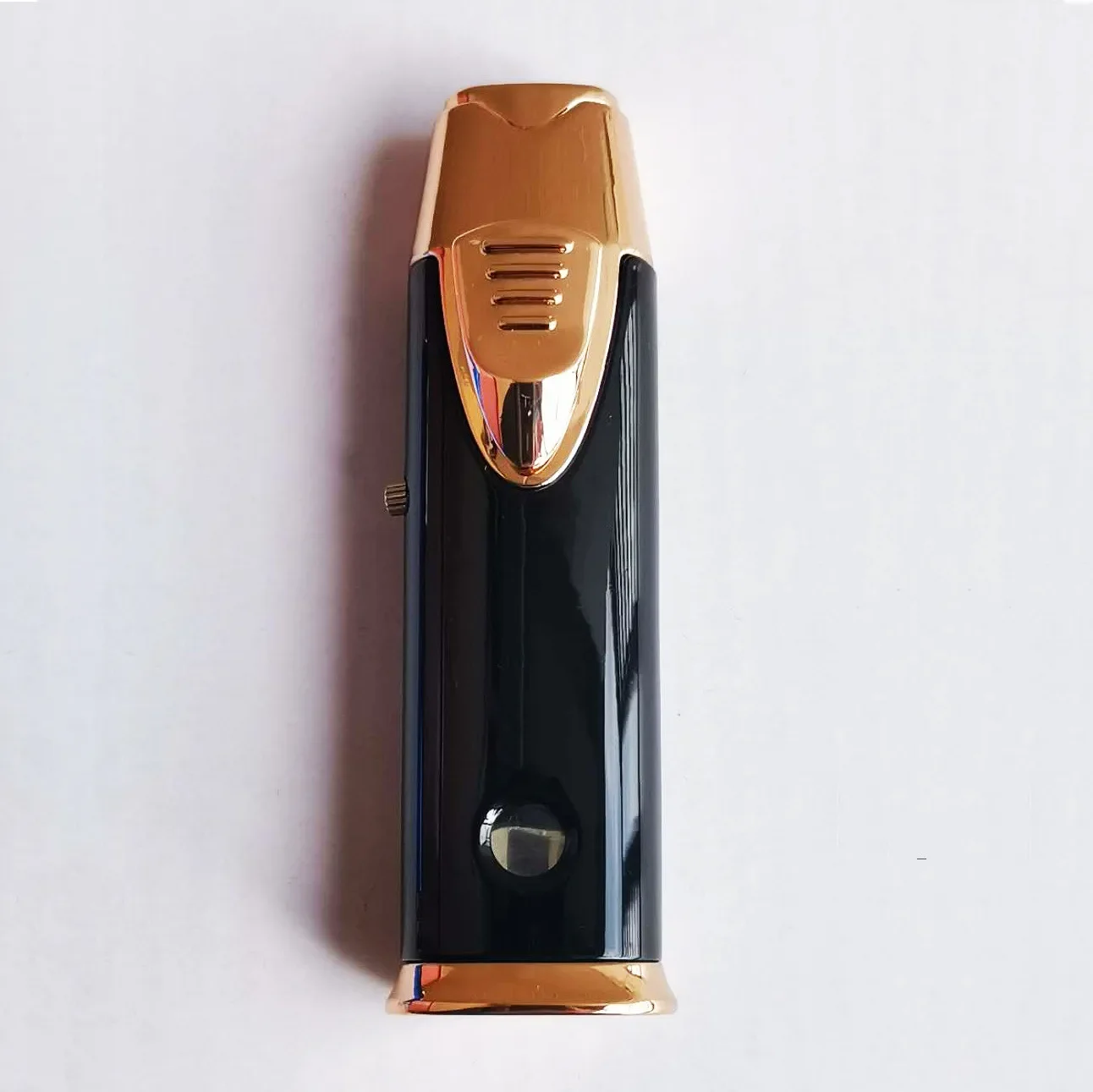 Metal Butane Gas Lighter Windproof Blue Flame LighterDual Torch Cigar Lighter - Picture 18 of 18