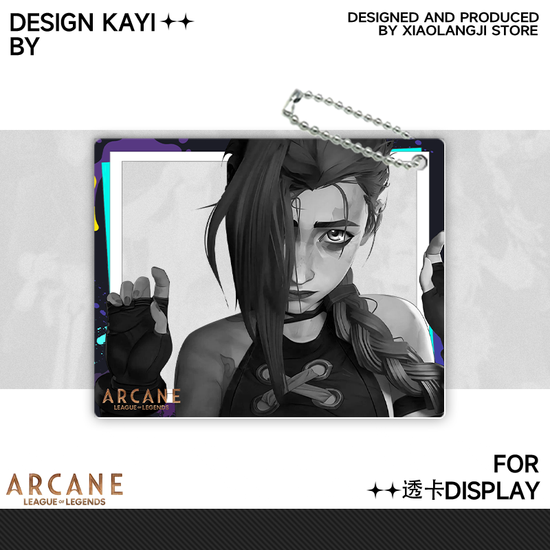 Arcane League of Legends Jinx Vi Caitlyn Kiramman Turbocard Group Photo Card - Picture 2 of 5