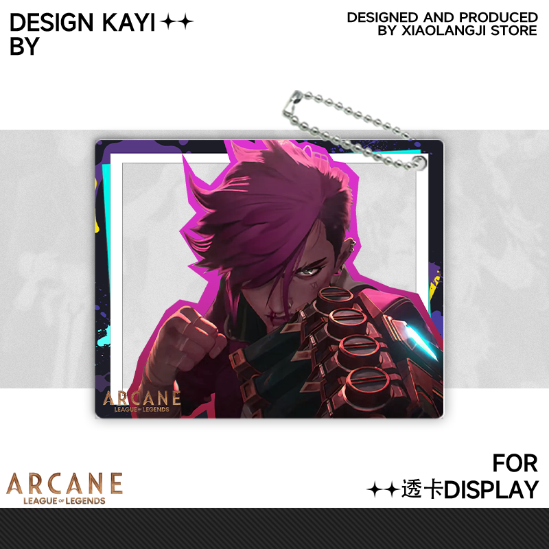 Arcane League of Legends Jinx Vi Caitlyn Kiramman Turbocard Group Photo Card - Picture 3 of 5