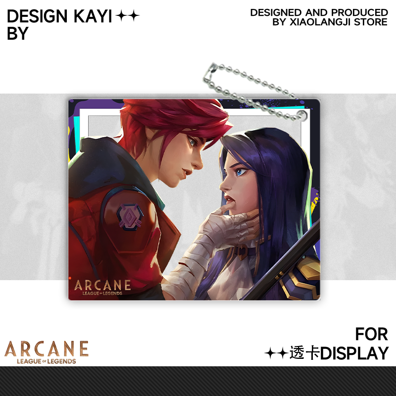 Arcane League of Legends Jinx Vi Caitlyn Kiramman Turbocard Group Photo Card - Picture 5 of 5