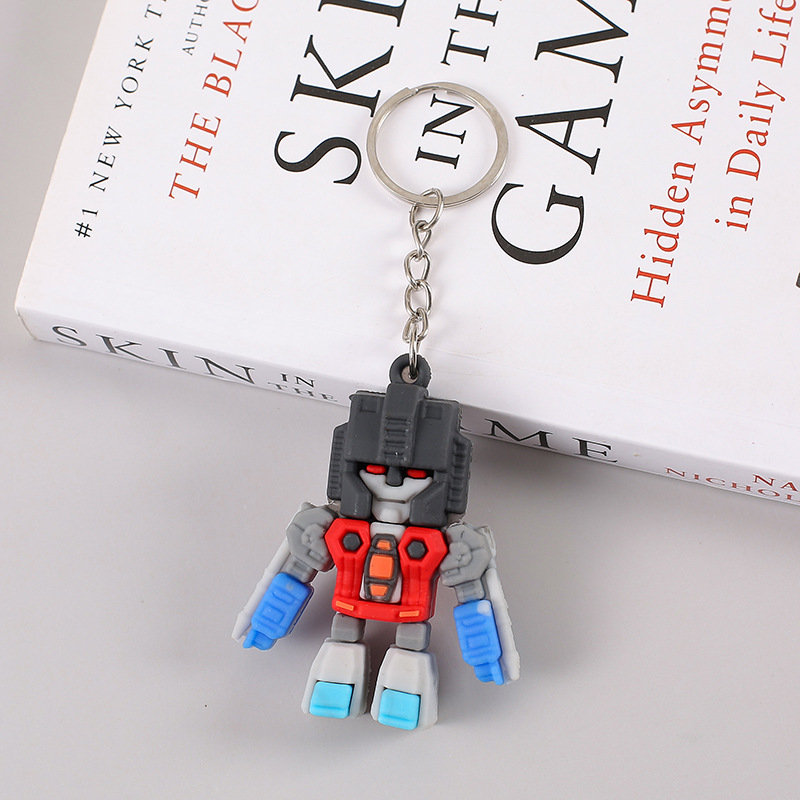 Cartoon Transformers Keychain Optimus Prime Bumblebee Pendant Car Keychain Gifts - Picture 21 of 25