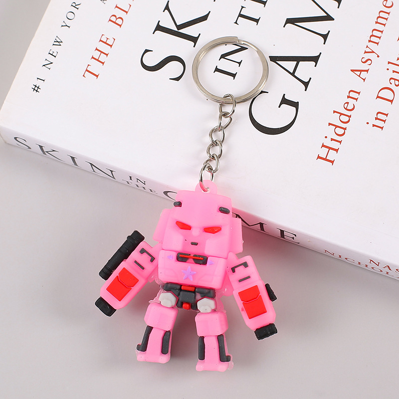 Cartoon Transformers Keychain Optimus Prime Bumblebee Pendant Car Keychain Gifts - Picture 24 of 25