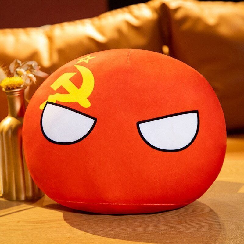 10Cm Country Ball Plush Toys Polandball Pendant Countryball Country Flag Balls - Picture 10 of 49