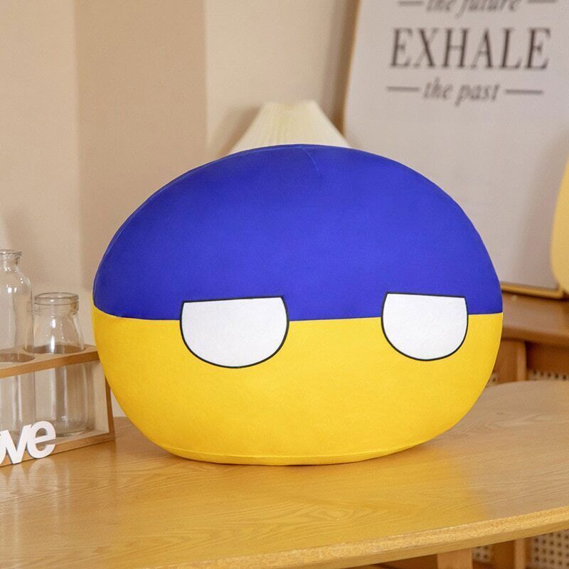 10Cm Country Ball Plush Toys Polandball Pendant Countryball Country Flag Balls - Picture 11 of 49