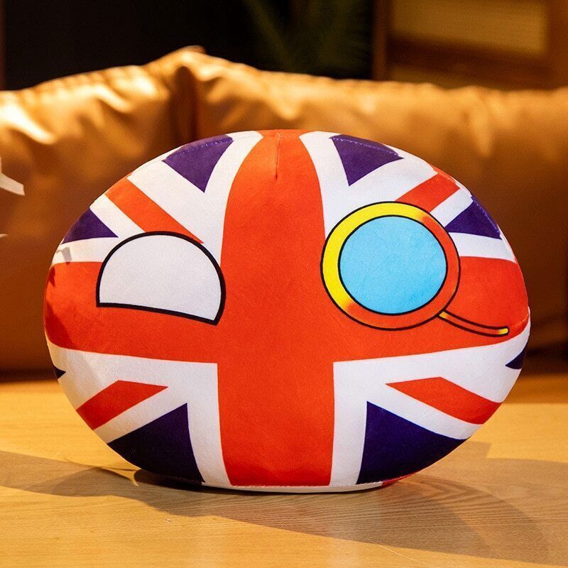 10Cm Country Ball Plush Toys Polandball Pendant Countryball Country Flag Balls - Picture 21 of 49
