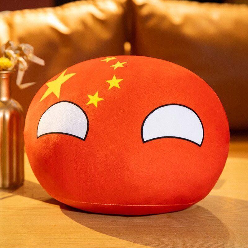 10Cm Country Ball Plush Toys Polandball Pendant Countryball Country Flag Balls - Picture 23 of 49