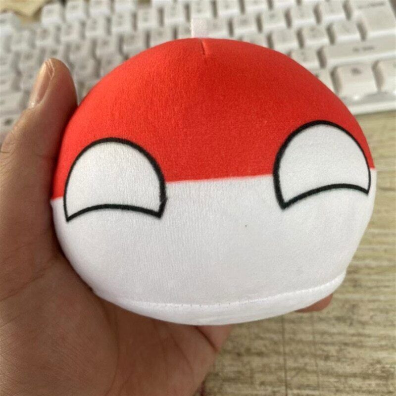 10Cm Country Ball Plush Toys Polandball Pendant Countryball Country Flag Balls - Picture 28 of 49