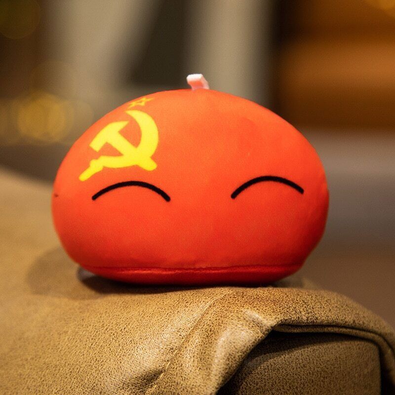 10Cm Country Ball Plush Toys Polandball Pendant Countryball Country Flag Balls - Picture 36 of 49