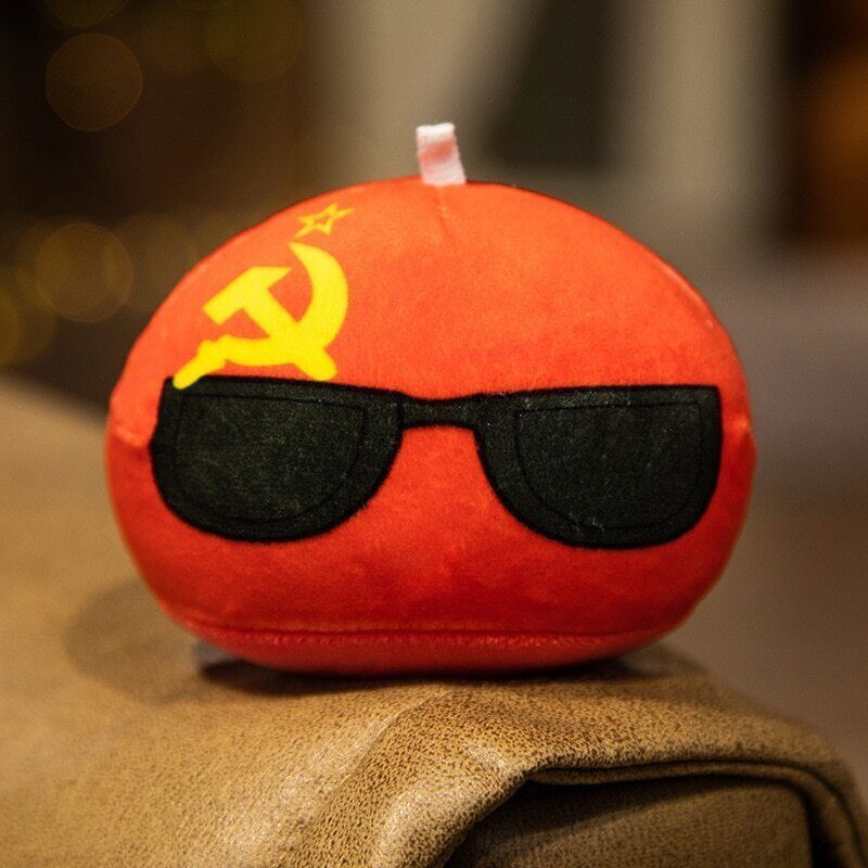 10Cm Country Ball Plush Toys Polandball Pendant Countryball Country Flag Balls - Picture 37 of 49