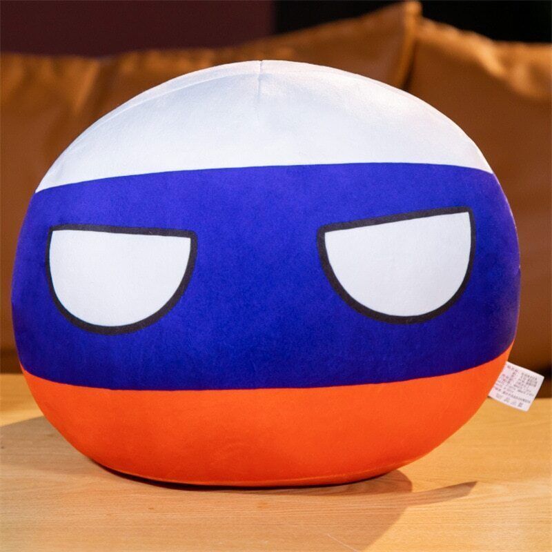 10Cm Country Ball Plush Toys Polandball Pendant Countryball Country Flag Balls - Picture 43 of 49