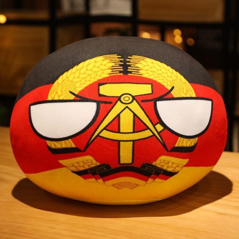 10Cm Country Ball Plush Toys Polandball Pendant Countryball Country Flag Balls - Picture 49 of 49