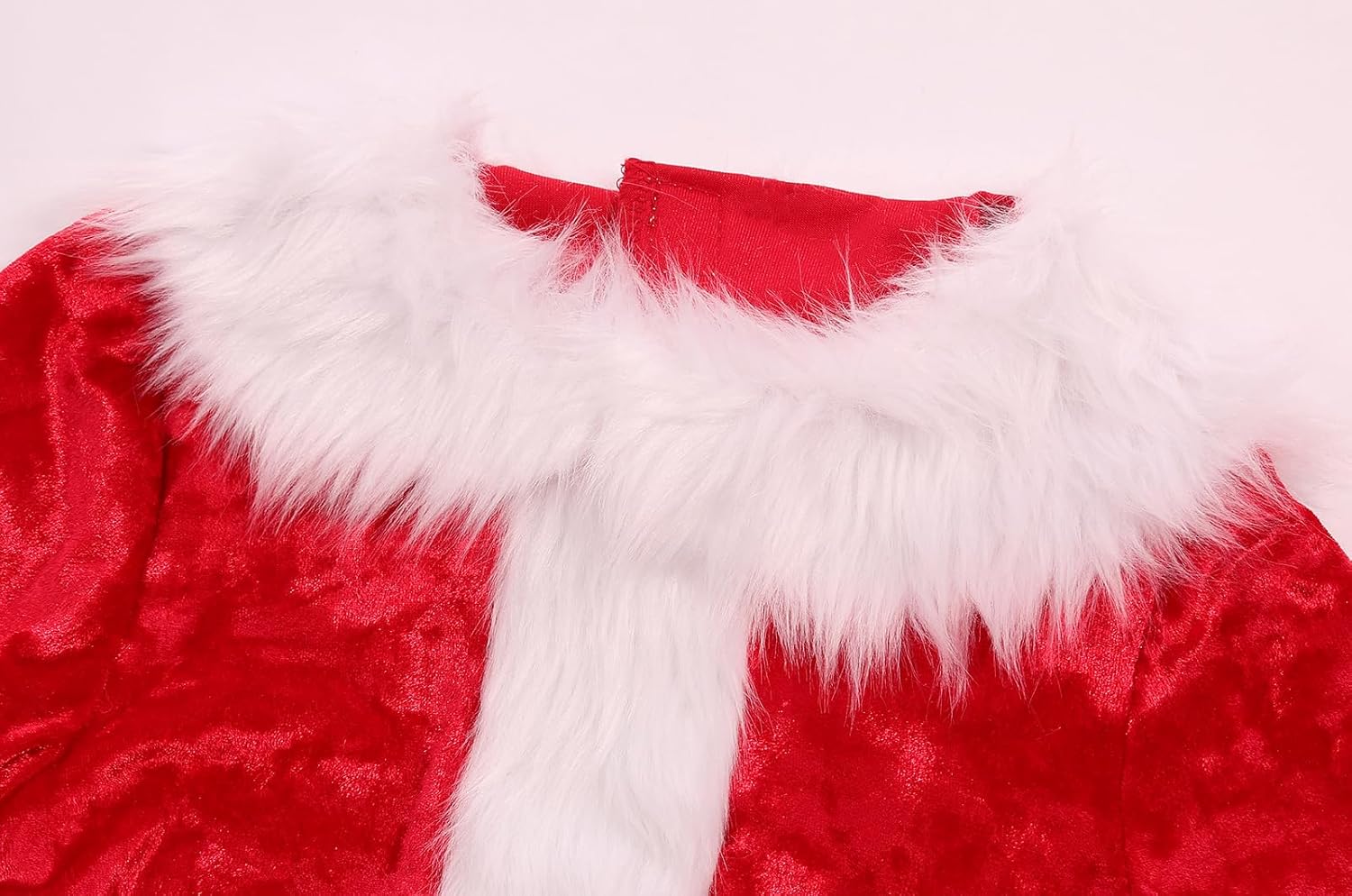 Santa Dress for Girls Santa Claus Outfit Costume for Christmas with Santa Hat - Picture 12 of 36