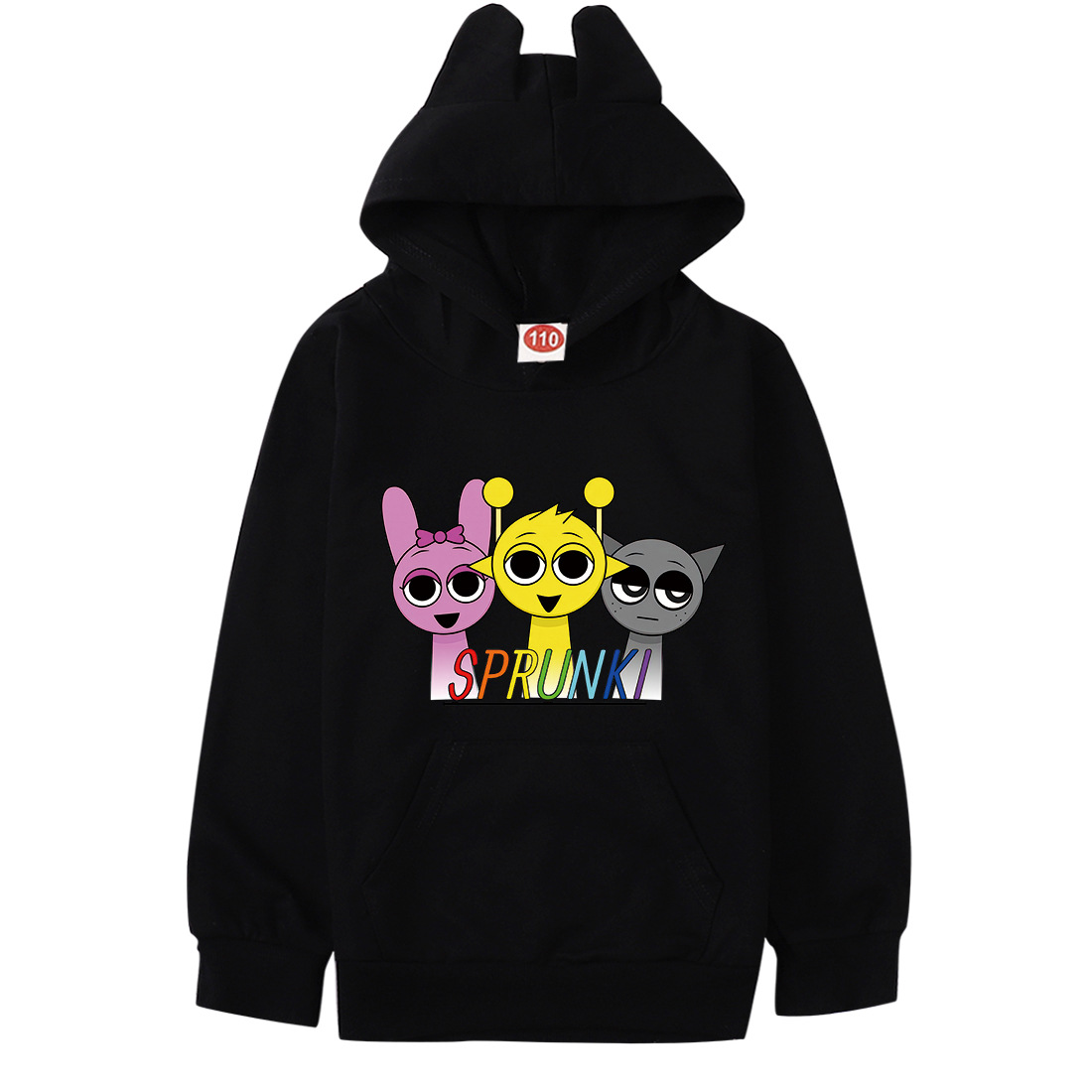 Kids Girls Boys Sprunki Hoodie Christmas Hoodie T-shirt Jumper Top Pullover Gift - Picture 15 of 27