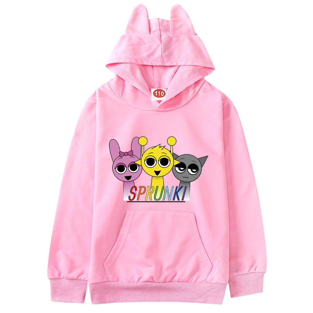 Kids Girls Boys Sprunki Hoodie Christmas Hoodie T-shirt Jumper Top Pullover Gift - Picture 18 of 27
