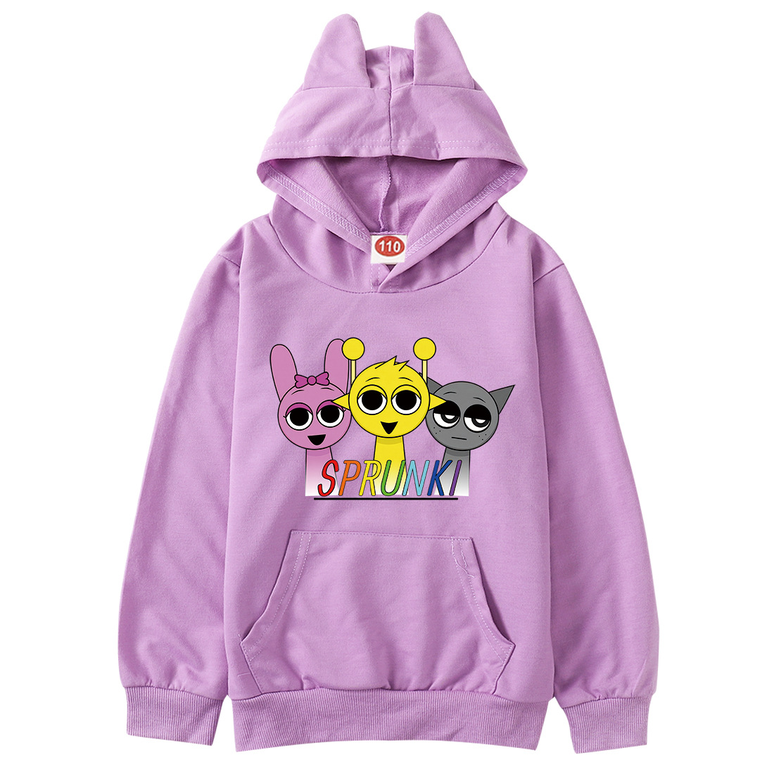 Kids Girls Boys Sprunki Hoodie Christmas Hoodie T-shirt Jumper Top Pullover Gift - Picture 19 of 27