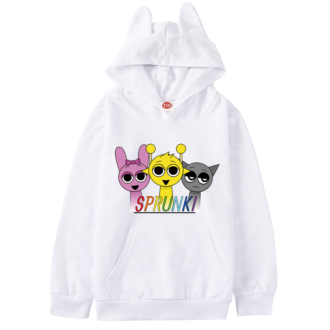 Kids Girls Boys Sprunki Hoodie Christmas Hoodie T-shirt Jumper Top Pullover Gift - Picture 23 of 27