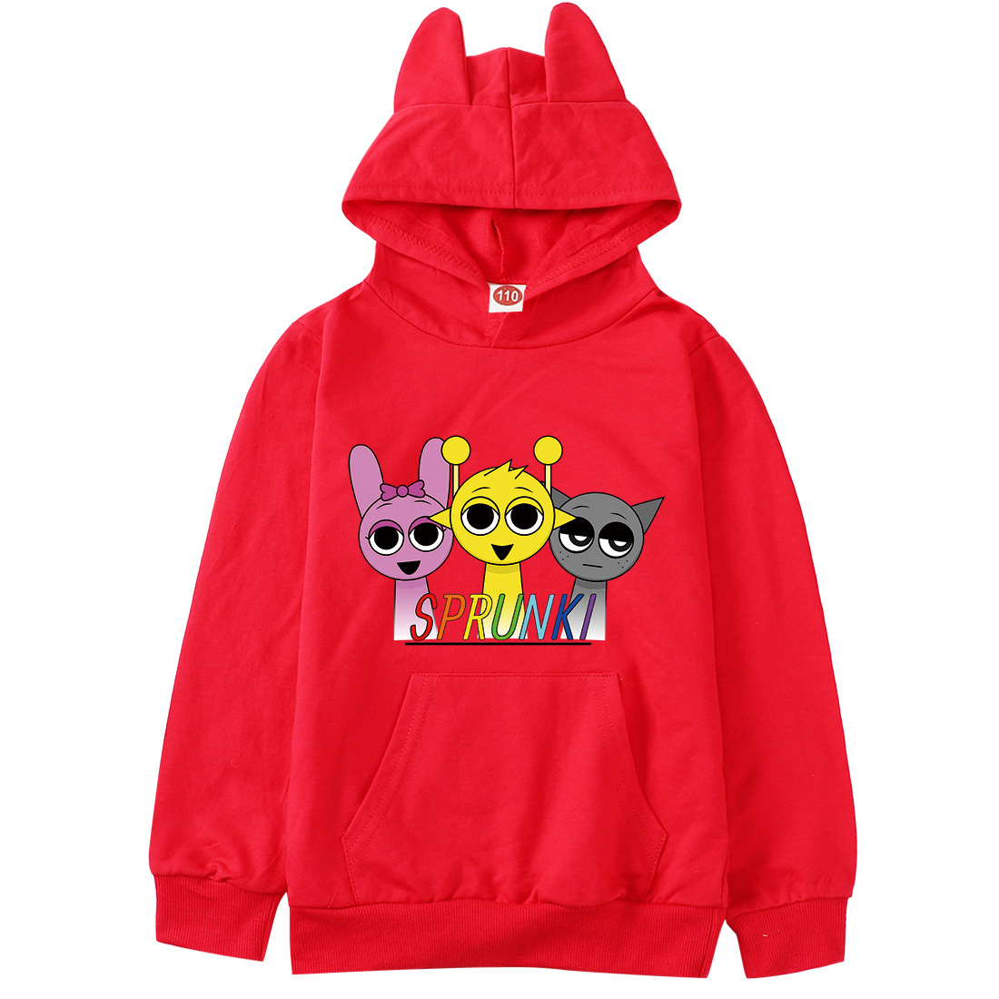 Kids Girls Boys Sprunki Hoodie Christmas Hoodie T-shirt Jumper Top Pullover Gift - Picture 20 of 27