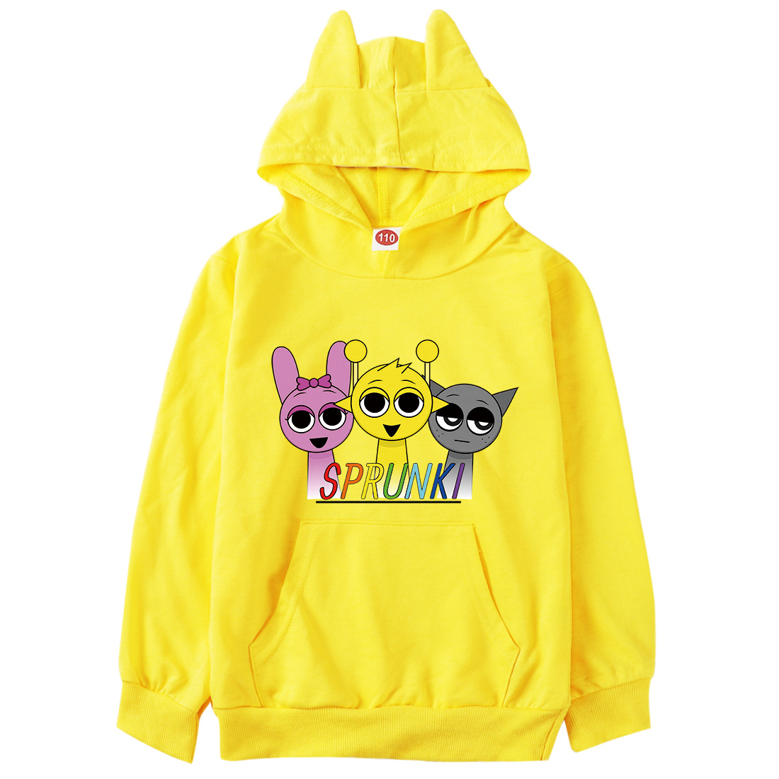 Kids Girls Boys Sprunki Hoodie Christmas Hoodie T-shirt Jumper Top Pullover Gift - Picture 22 of 27